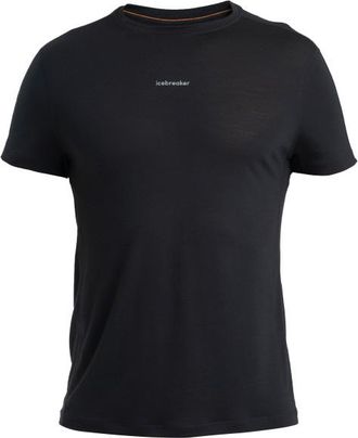 Icebreaker Merino 125 Cool-Lite Speed S/S Tee Merinoshirt f&uuml;r Herren | schwarz