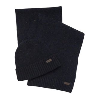 Barbour Set cappello e sciarpa Carlton Fleck - - Accessories - unisex - Blu - ONE SIZE
