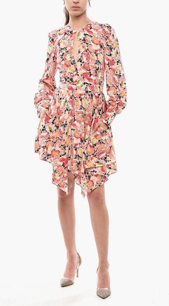 Stella McCartney Flared Silk Dress FELICITY with Floral Pattern Stella McCartney