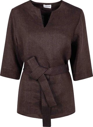 P.A.R.O.S.H. P. A.R. O.S. H. Belted Blouse