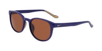 Nike TEMPER FLOW IF1101X 492 Mens Sunglasses Blue Size 53