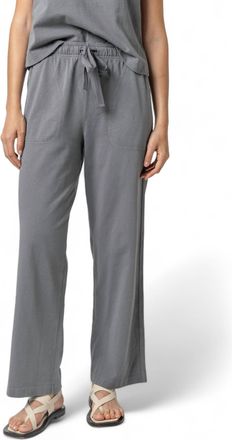 Lilla P Drawstring Pant In Granite