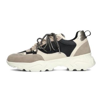 Omoda Dames, Schoenen, Beige, Maat: 38 EU Leer