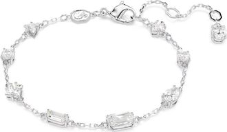 Swarovski Armband wit gerhodineerd - Dames - Armbanden - Grijs - ONE Size - Accessoires