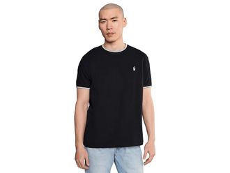 Polo Ralph Lauren Classic Fit Stretch Mesh T-Shirt Mens T Shirt Polo Black : 2XL, Cotton/Elastane
