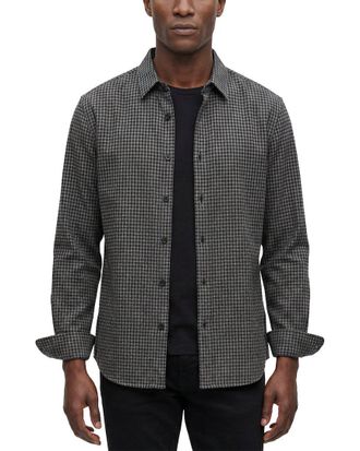 Theory Irving Gingham Shirt