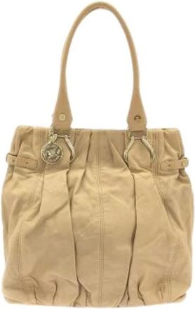Loewe Pre-owned Shoulder Bags, female, Beige, Size: ONE SIZE Pre-owned Shoulder Bag