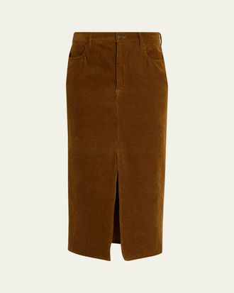 Isabel Marant Odalie Corduroy Midi Skirt