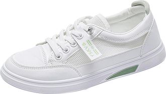 Generic o Shoes Womens Casual 2025 New Summer Mesh Breathable Casual Shoes Korean Students Non White Fashion Soft Bottom Ladies Board