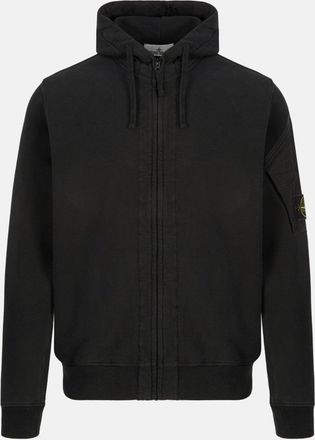 Stone Island PULLOVER 6100016 HOODED TOP Size: XXL, colour: BLACK