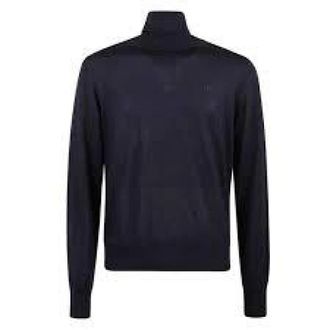 Dsquared2 Turtlenecks, male, Blue, Size: 2XL D2 Turtleneck Sweater