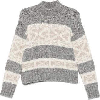 PESERICO Maglione a righe - Grigio
