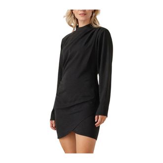 Refined Department Refined Department - Veelzijdige Mitzi Mini Jurk - Dames - Jurken - Zwart - Maat: XL