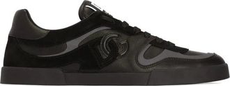 Dolce & Gabbana Schoenen, Heren, Zwart, 43 1/2 EU, Katoen, Portofino Sneaker