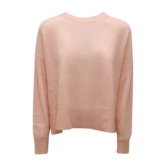 Joseph Ribkoff Truien & Vesten, Dames, Roze, XS, Wol, Maglione WO Cashmere Strass Sweater