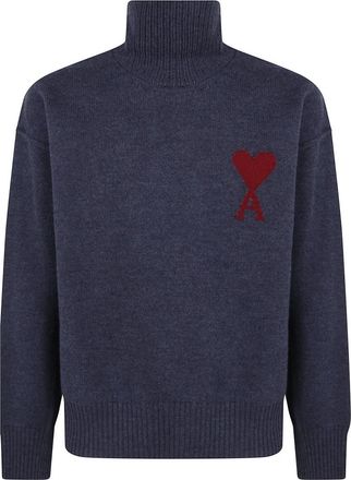 Ami Coltruien - Heren - Coltruien - Grijs - XL - Truien & Vesten