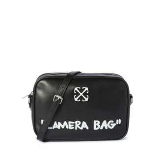 Off-white Medium Jitney Quote Shoulder Bag