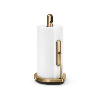 Simplehuman tension arm paper towel holder in Brass at Nordstrom