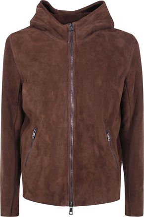 Giorgio Brato Coat Hooded Shearling Gu27f.26018.Mevl Havana