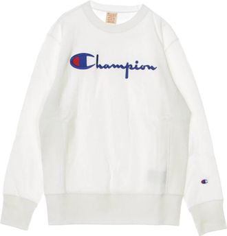 Champion Lichtgewicht Crewneck Sweatshirt - Heren - Sweatshirts - Wit - XL - Katoen - Hoodies & sweatvesten