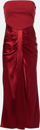 Staud Abito lungo Wayfaring con ruches