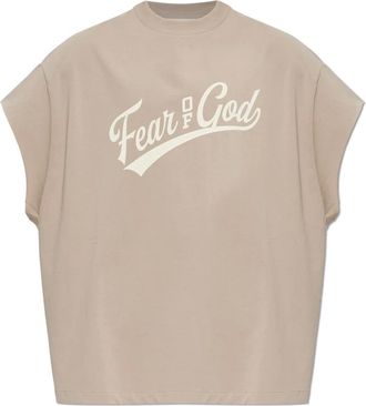 Fear of God Heren, Tops, Beige, Maat: XL Katoen