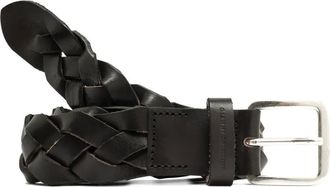 Gianni Chiarini woven-design belt - men - Calf Leather - 110 - Black