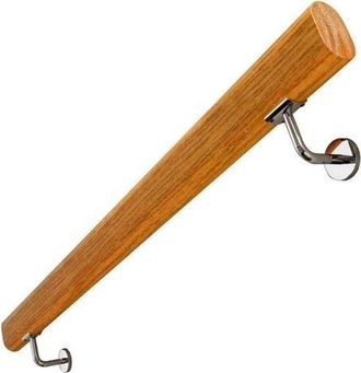 OEM Soporte De Barandilla De Madera Maciza - 2 Soportes De Acero Inoxidable - Resistente Al Desgaste - 30 Cm De Longitud Para Interiores Tipo Loft