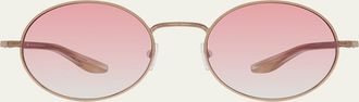 Barton Perreira Anamcara Metal Oval Sunglasses