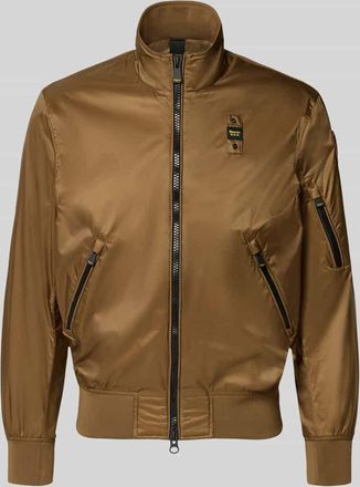 Blauer Jacke mit Rei&szlig;verschlusstaschen Modell Brahms in Schlamm, Gr&ouml;&szlig;e XXXL