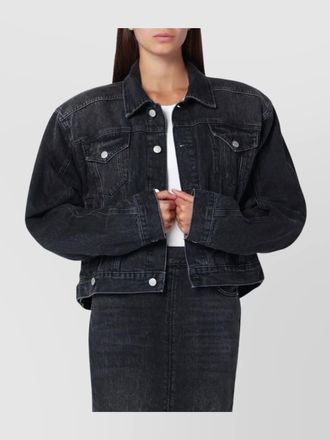 Haikure renee denim jacket chest pockets