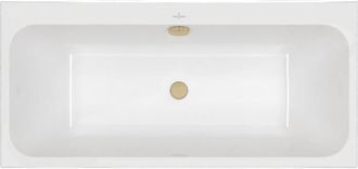 Villeroy & Boch Ba&ntilde;era Recta Villeroy & Boch Architectura De 150 X 70 Cm + Desag&uuml;e Wirquin Dorado