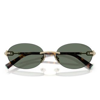 Tiffany & Co. Tf3104D Oval Sunglasses - unisex - Tiffany - Sunglasses - Brown - 56 MM - Accessories