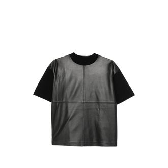 Max Mara Mstsegale Short-sleeve Leather T-shirt