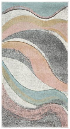 Safavieh Alfombra gris/rosa 122 x 183 cm