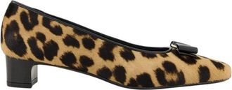 Ferragamo Rirri Pumps met middelhoge hak - Dames - Pumps - Veelkleurig - 39 EU - Leer - Schoenen