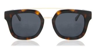 LMNT Sunglasses Pilot Full Rim Plastic Womens Prescription Sunglasses Tortoiseshell Size 48 - LMNT