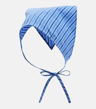 Faithfull The Brand Lucia checked cotton scarf