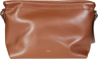 A.P.C. Sac Ninon Glossy Leather Shoulder Bag