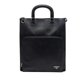 Prada Pre-owned Tote Bags, female, Black, Size: ONE SIZE Pre-owned Vintage Satchel