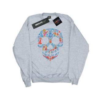 Disney Heren Coco Schedelpatroon Sweatshirt (Sportgrijs)