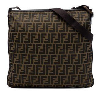 Fendi Pre-owned Fendi Zucca Canvas Crossbody Ladies JS7DHLMQ2BD2X418