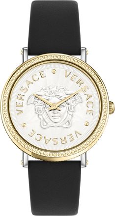 Versace V-Dollar Leather Watch