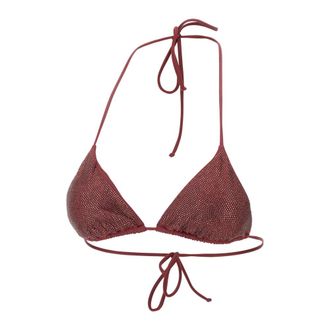 MC2 Saint Barth Bikinis, female, Red, Size: XS Annabelle Triangle Bikini Top