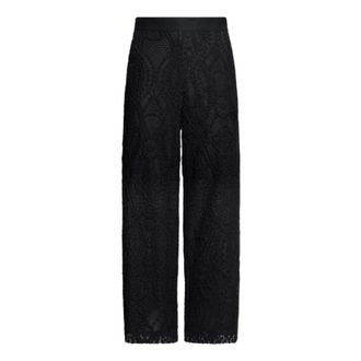 Elena Miro Dames, Broeken, Zwart, Maat: 7XL Katoen