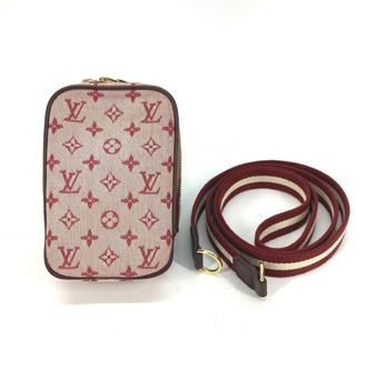 Louis Vuitton Monogram Mini Cherry Red Color Monogram Mini Pouch (Pre-Owned)