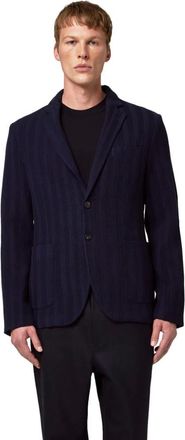 Alpha Studio Heren, Jassen, Blauw, Maat: L Wol