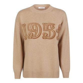 Max Mara Dames, Truien, Bruin, Maat: S