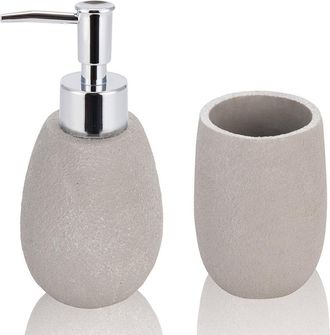 tomasucci Cement bathroom set