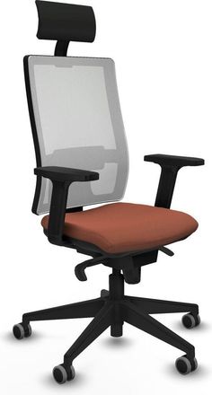 Piqueras y Crespo Silla Piqueras Y Crespo 2d066g1 Marr&oacute;n Ergon&oacute;mica Ruedas 65 Mm